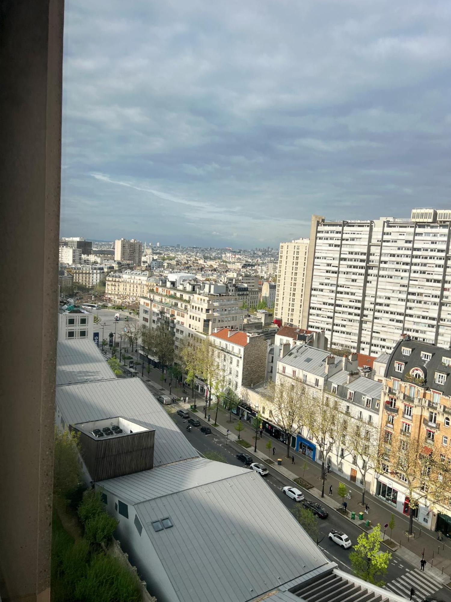 Chic 2 Rooms Paris13 With View Buitenkant foto