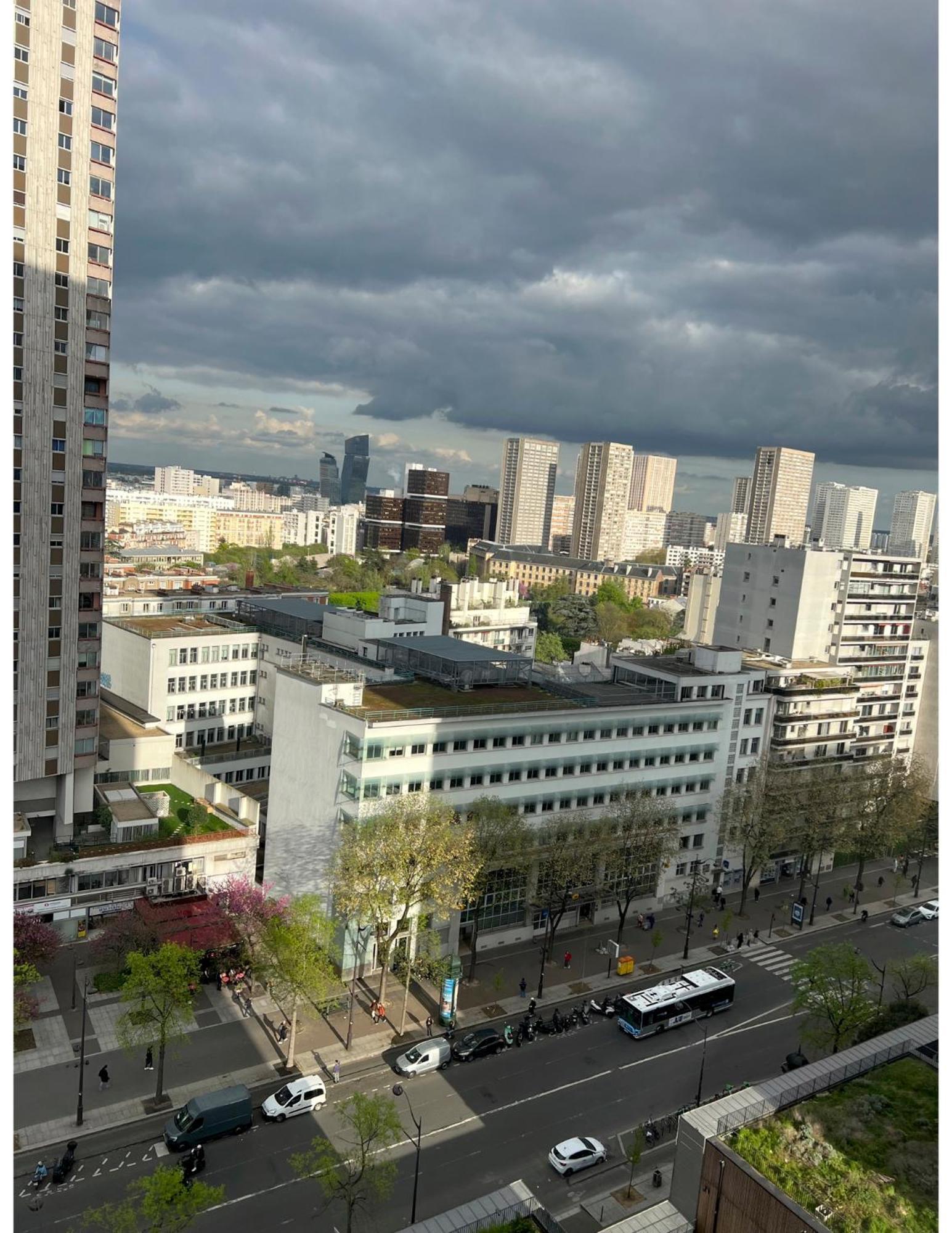 Chic 2 Rooms Paris13 With View Buitenkant foto
